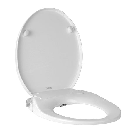 Home & Garden > Bathroom Accessories Non Electric Bidet Toilet Seat Bathroom  - White