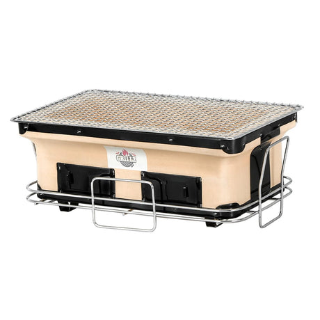 Home & Garden > BBQ Grillz Ceramic BBQ Grill Smoker Hibachi Japanese Tabletop Charcoal Barbecue