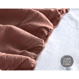 Home & Garden > Bedding Cosy Club Sheet Set Cotton Sheets Double Vanilla Rhubarb