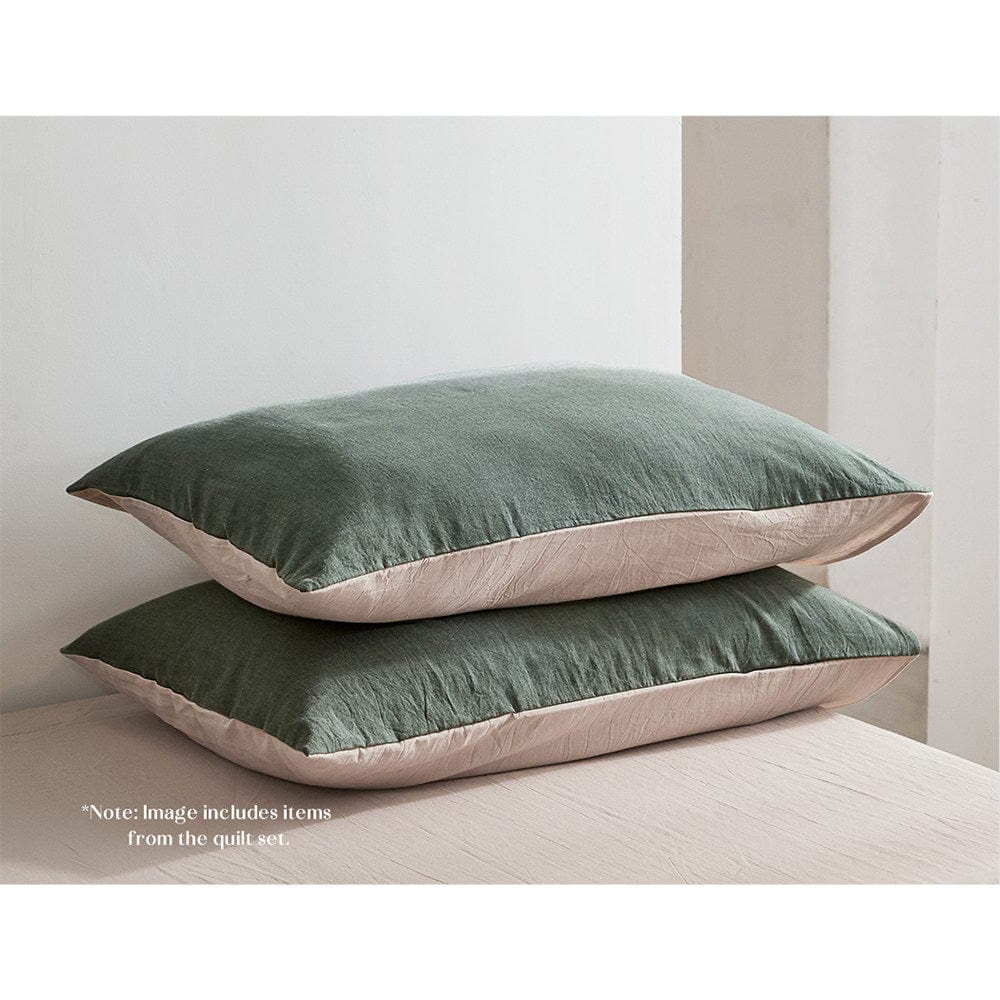 Home & Garden > Bedding Cosy Club Sheet Set Cotton Sheets King Green Beige