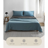 Home & Garden > Bedding Cosy Club Sheet Set Cotton Sheets Single Blue Dark Blue