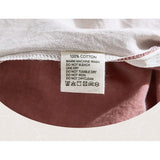 Home & Garden > Bedding Cosy Club Sheet Set Cotton Sheets Single Red Beige