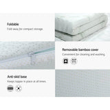 Home & Garden > Bedding Giselle Bedding 11-zone Memory Foam Mattress Topper 8cm - Double