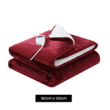 Home & Garden > Bedding Giselle Electric Throw Rug Heated Blanket Washable Snuggle Flannel Winter Red