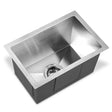 Home & Garden > DIY Cefito 30cm x 45cm Stainless Steel Kitchen Sink Under/Top/Flush Mount Silver