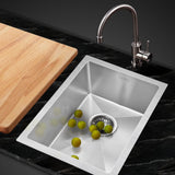 Home & Garden > DIY Cefito 34cm x 44cm Stainless Steel Kitchen Sink Under/Top/Flush Mount Silver