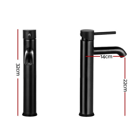 Home & Garden > DIY Cefito Basin Mixer Tap Faucet Black