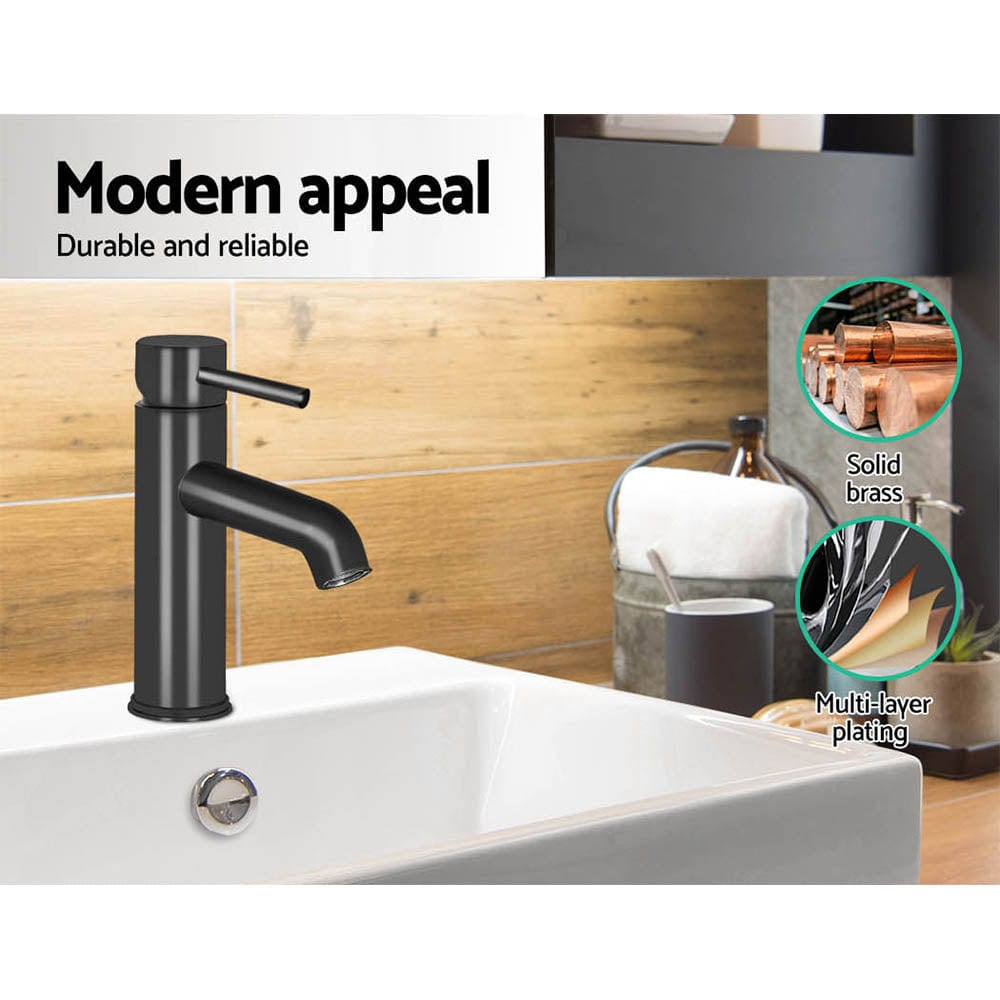 Home & Garden > DIY Cefito Basin Mixer Tap Faucet Black