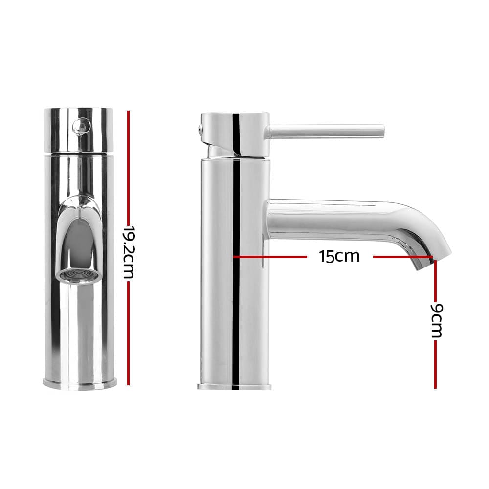 Home & Garden > DIY Cefito Basin Mixer Tap Faucet Silver