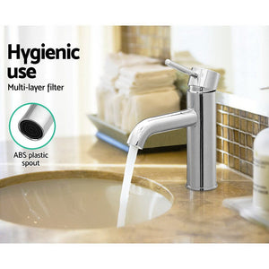 Home & Garden > DIY Cefito Basin Mixer Tap Faucet Silver