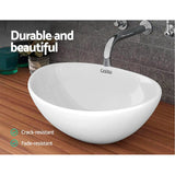 Home & Garden > DIY Cefito Ceramic Oval Sink Bowl - White