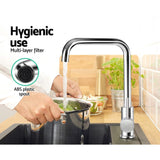 Home & Garden > DIY Cefito Mixer Kitchen Faucet Tap Swivel Spout WELS Silver