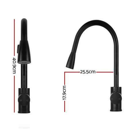 Home & Garden > DIY Cefito Pull-out Mixer Faucet Tap - Black