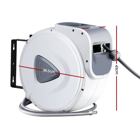 Home & Garden > Garden Tools Giantz Air Hose Reel 20m Retractable Rewind Swivel Wall Mount Compressor Garage