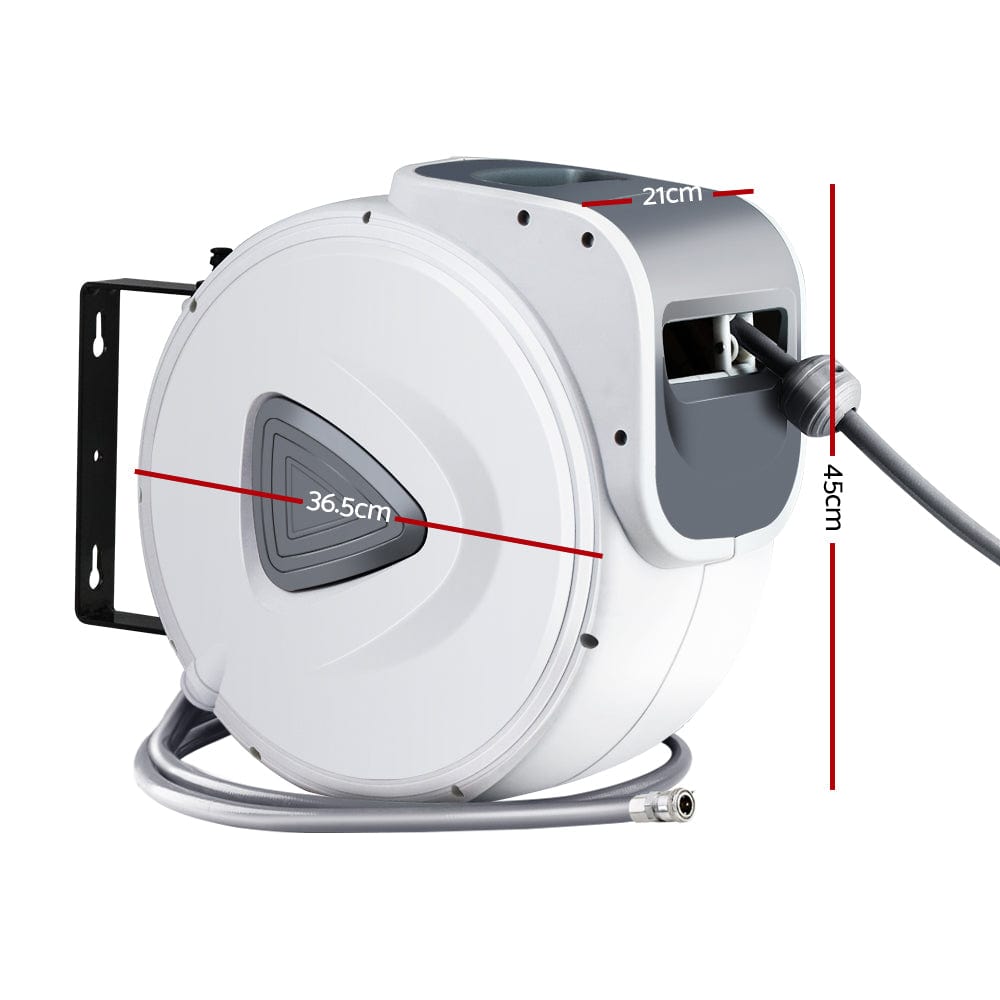 Home & Garden > Garden Tools Giantz Air Hose Reel 20m Retractable Rewind Swivel Wall Mount Compressor Garage