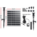 Home & Garden > Garden Tools Solar Pond Pump Powered Outdoor Garden Water Pool Kit Large Panel 8.2 FT