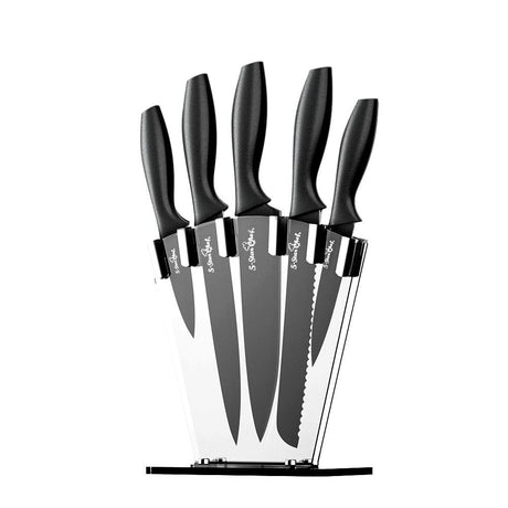 Home & Garden > Kitchenware 5-Star Chef 7PCS Kitchen Knife Set Stainless Steel Non-stick with Sharpener