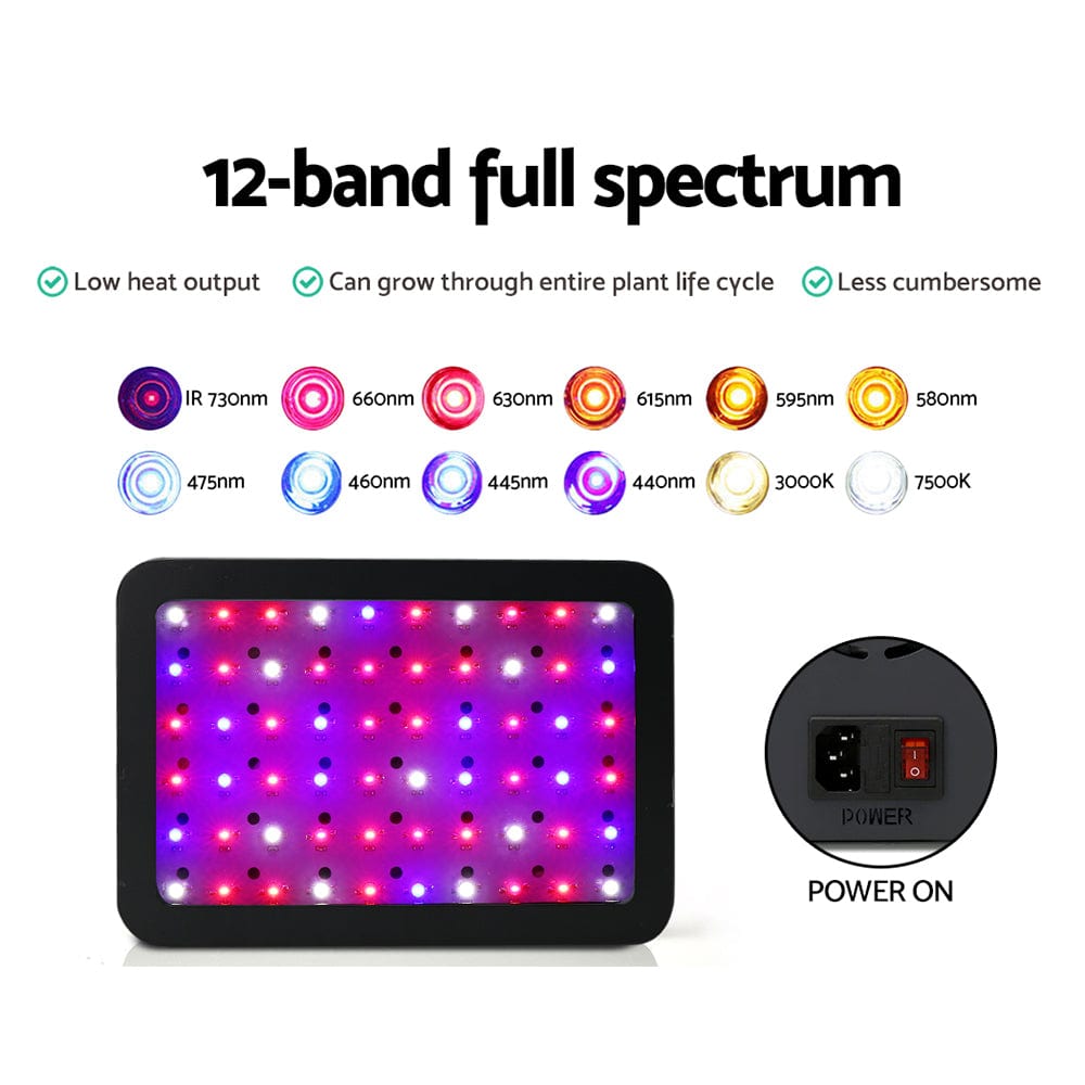 Home & Garden > Lighting Greenfingers 600W LED Grow Light Full Spectrum