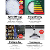 Home & Garden > Lighting Leier LED High Bay Lights Light 100W Industrial Workshop Warehouse Gym