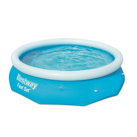 Home & Garden > Pool & Accessories Bestway Above Ground Swimming Pool 305x76cm Fast Set Pool Family