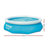 Home & Garden > Pool & Accessories Bestway Above Ground Swimming Pool 305x76cm Fast Set Pool Family