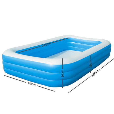 Home & Garden > Pool & Accessories Bestway Inflatable Kids Above Ground Swimming Pool