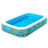 Home & Garden > Pool & Accessories Bestway Inflatable Kids Play Pool Swimming Pool Rectangular Family Pools