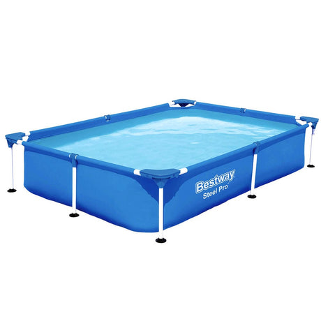 Home & Garden > Pool & Accessories Bestway Swimming Pool Above Ground Frame Pools Outdoor Steel Pro 2.2 X 1.5M