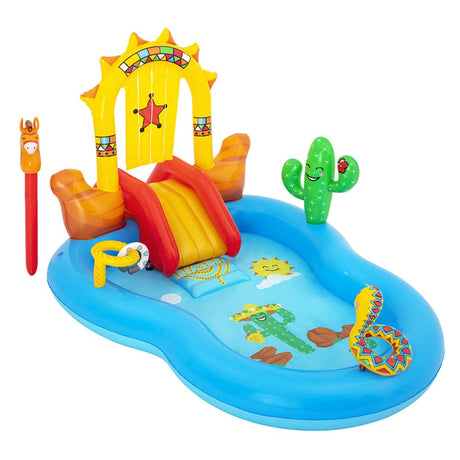 Home & Garden > Pool & Accessories Bestway Swimming Pool Above Ground Inflatable Kids Play Wild West Pools Toy Game