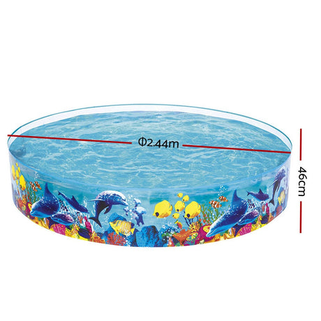 Home & Garden > Pool & Accessories Bestway Swimming Pool Fun Odyssey Above Ground Kids Play Inflatable Round Pools