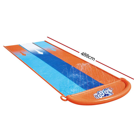 Home & Garden > Pool & Accessories Bestway Water Slip And Slide Kids Inflatable Splash Toy Outdoor Triple 4.88M