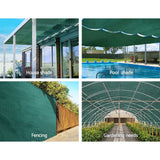 Home & Garden > Shading Instahut 1.83x20m 30% UV Shade Cloth Shadecloth Sail Garden Mesh Roll Outdoor Green