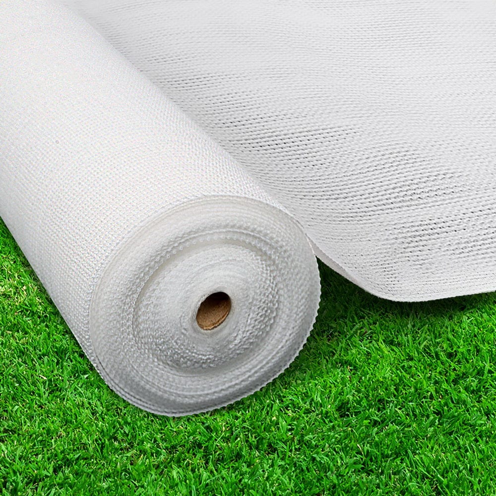 Home & Garden > Shading Instahut 3.66x10m 50% UV Shade Cloth Shadecloth Sail Garden Mesh Roll Outdoor White