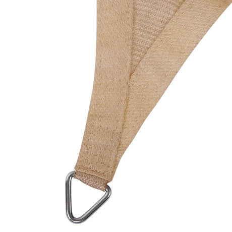 Home & Garden > Shading Instahut 5 x 5 x 5m Waterproof Triangle Shade Sail Cloth - Sand Beige