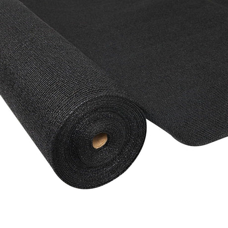 Home & Garden > Shading Instahut 50% Sun Shade Cloth Shadecloth Sail Roll Mesh 1.83x20m 100gsm Black