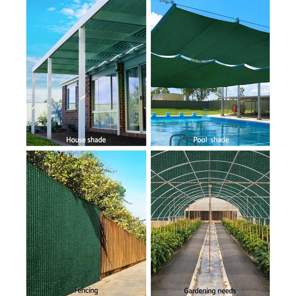 Home & Garden > Shading Instahut 50% Sun Shade Cloth Shadecloth Sail Roll Mesh Outdoor 100gsm 1.83x20m