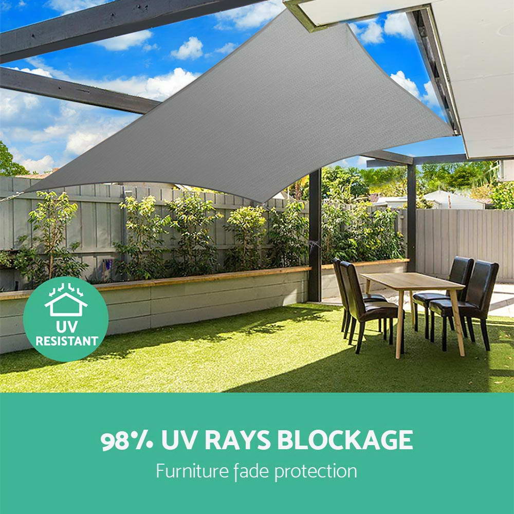 Home & Garden > Shading Instahut Shade Sail Cloth Canopy Shadecloth Awning Outdoor Rectangle 3x5M