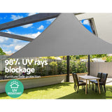 Home & Garden > Shading Instahut Sun Shade Sail Cloth Shadecloth Triangle Canopy 280gsm 4x4x5.7m