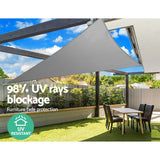 Home & Garden > Shading Instahut Sun Shade Sail Shadecloth Outdoor 280gsm 5x5x5m