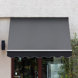 Home & Garden > Shading Set of 2 Instahut Fixed Pivot Arm Window Awning Outdoor Blinds 2.4X2.1M