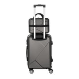 Home & Garden > Travel Wanderlite 2pc Luggage Trolley Suitcase 12" 28" Carry On Travel Stoage Hardshell