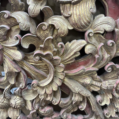 Indonesian Hand-carved Panel