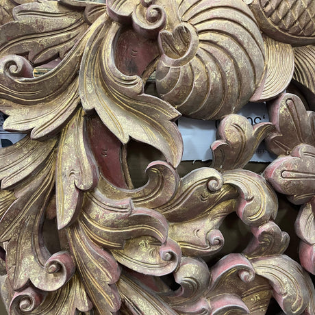 Indonesian Hand-carved Panel