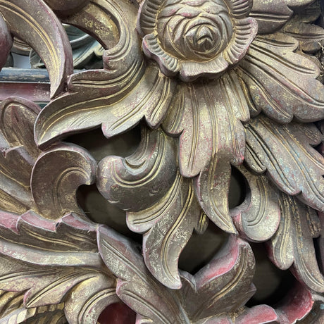 Indonesian Hand-carved Panel