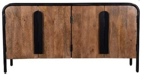 Koa Metal & Wood Sideboard