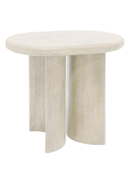 Mango Wood Natural Side Table