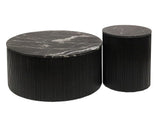 Marble Round Sidetable