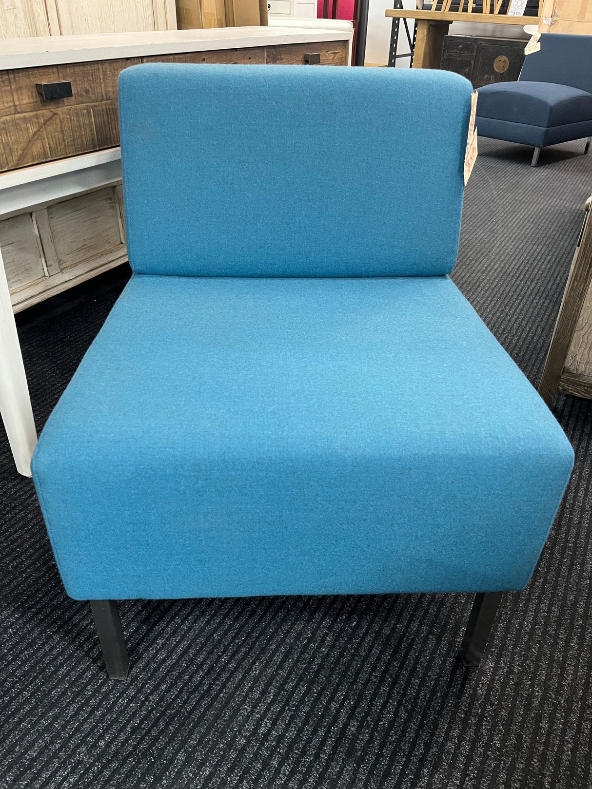 NZ Made Sofa Chair -Light Blue