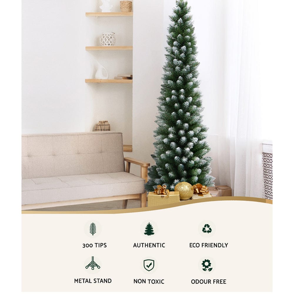 Occasions > Christmas Jingle Jollys 1.8M / 6FT Christmas Tree with Snow 300 Tips Xmas Decoration