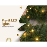 Occasions > Christmas Jingle Jollys 1.8M Christmas Garland with Pre-lit LED Lights Xmas Tree Decor